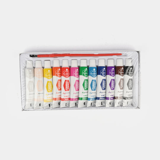 Fabric Paints - Pack Of 12