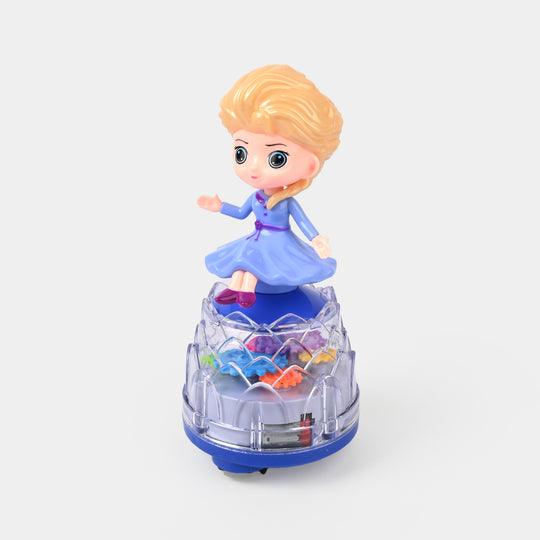 Rotating Princess Toy Doll – Lights, Music