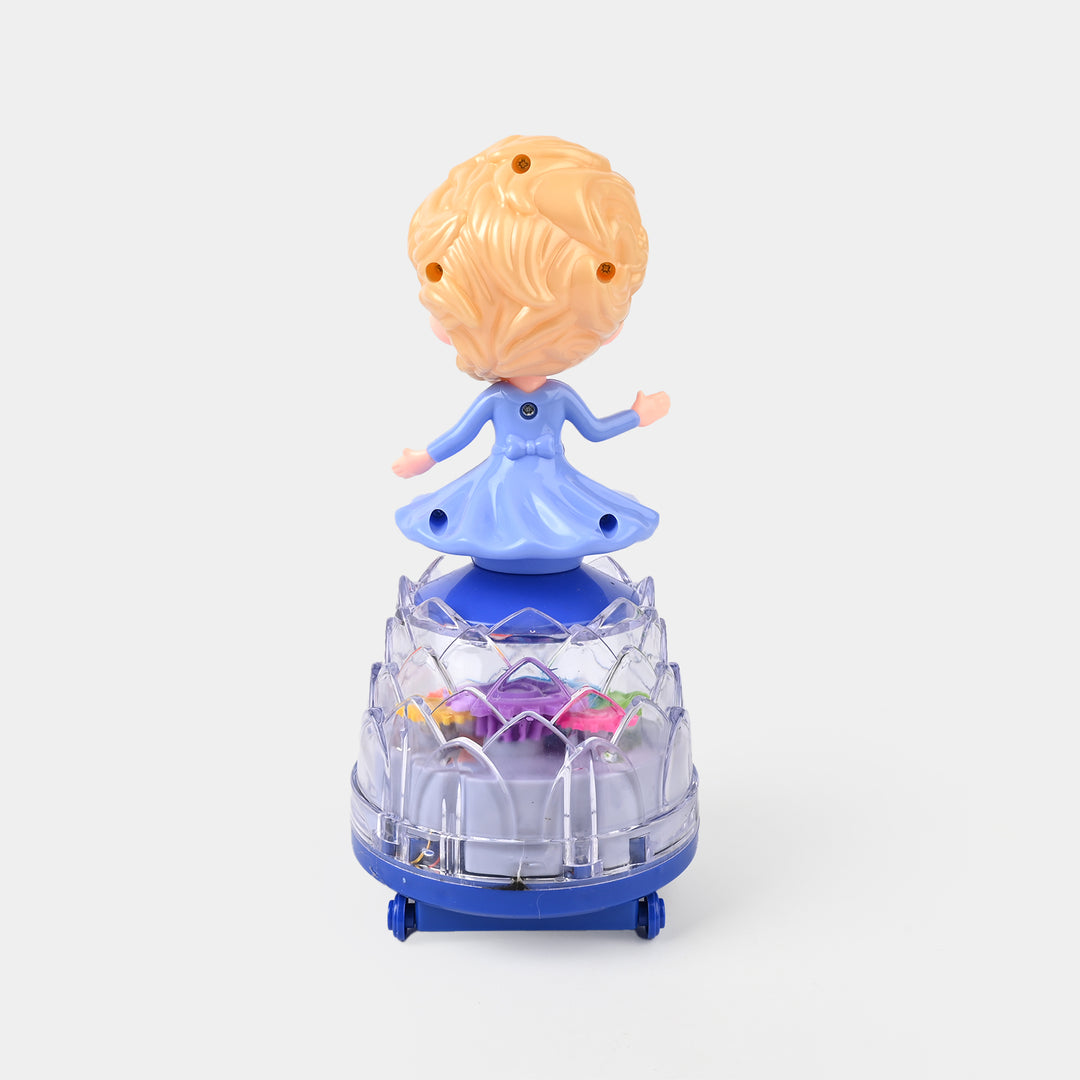 Rotating Princess Toy Doll – Lights, Music