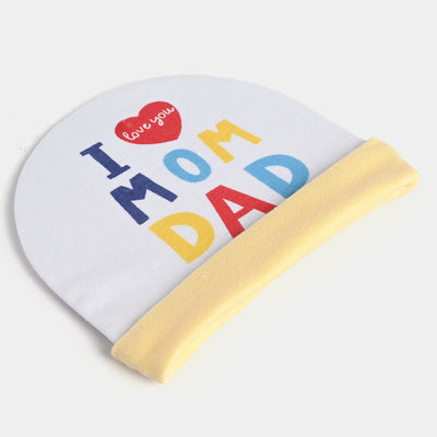 Baby Cap/Hat I Love You Mom Dad | 0M+