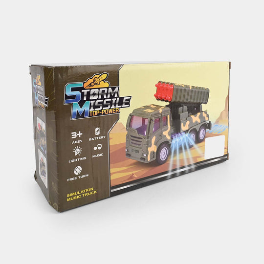 3D Electric Missile Military Vehicle