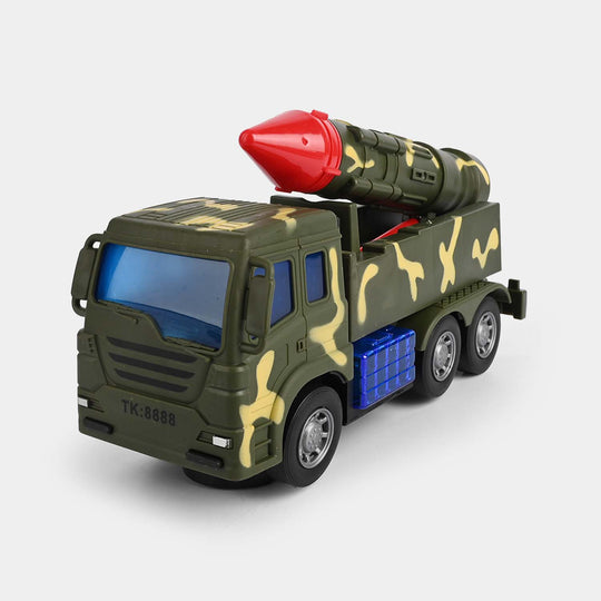 3D Electric Missile Military Vehicle