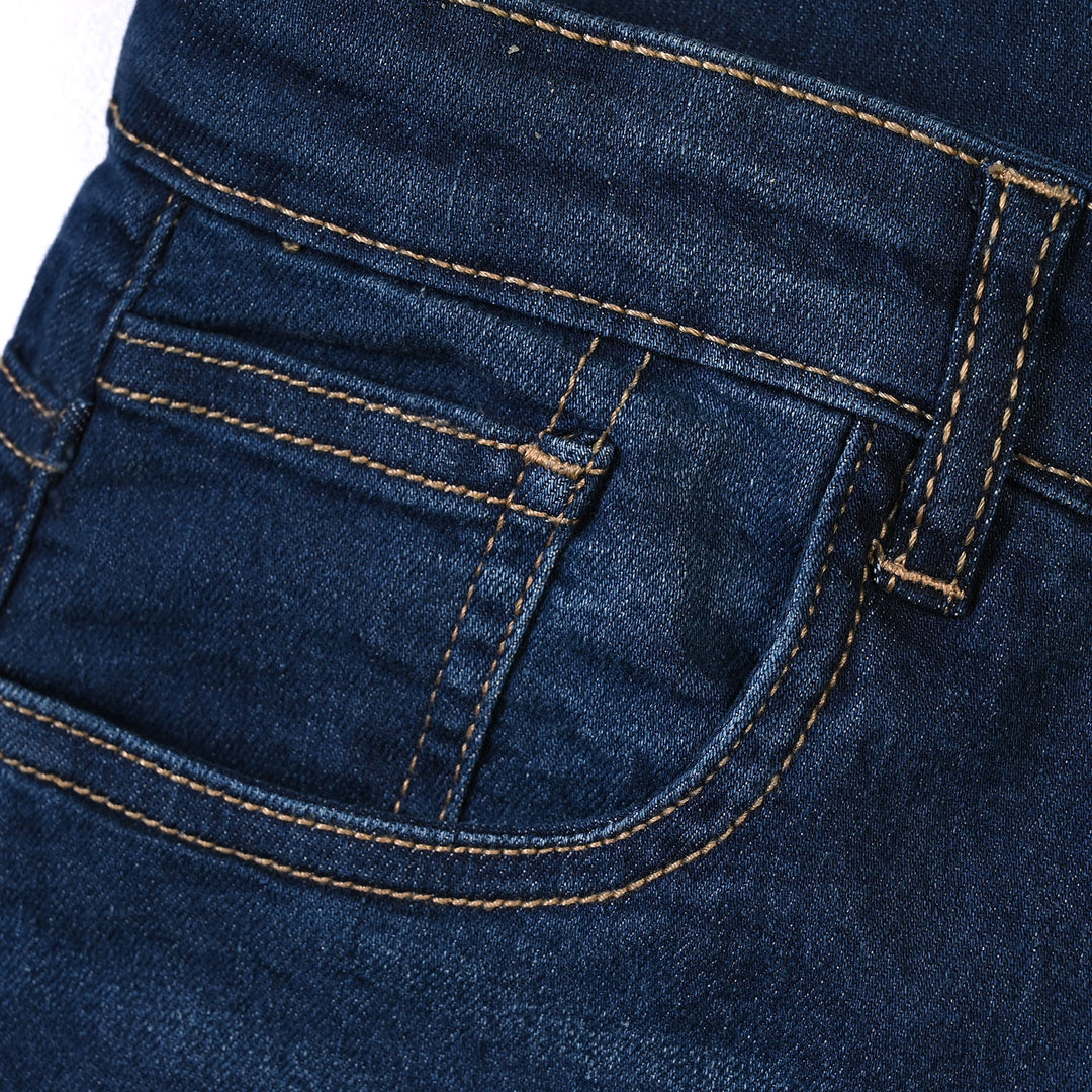 Boys Denim Stretch Pant Basic Dark Blue