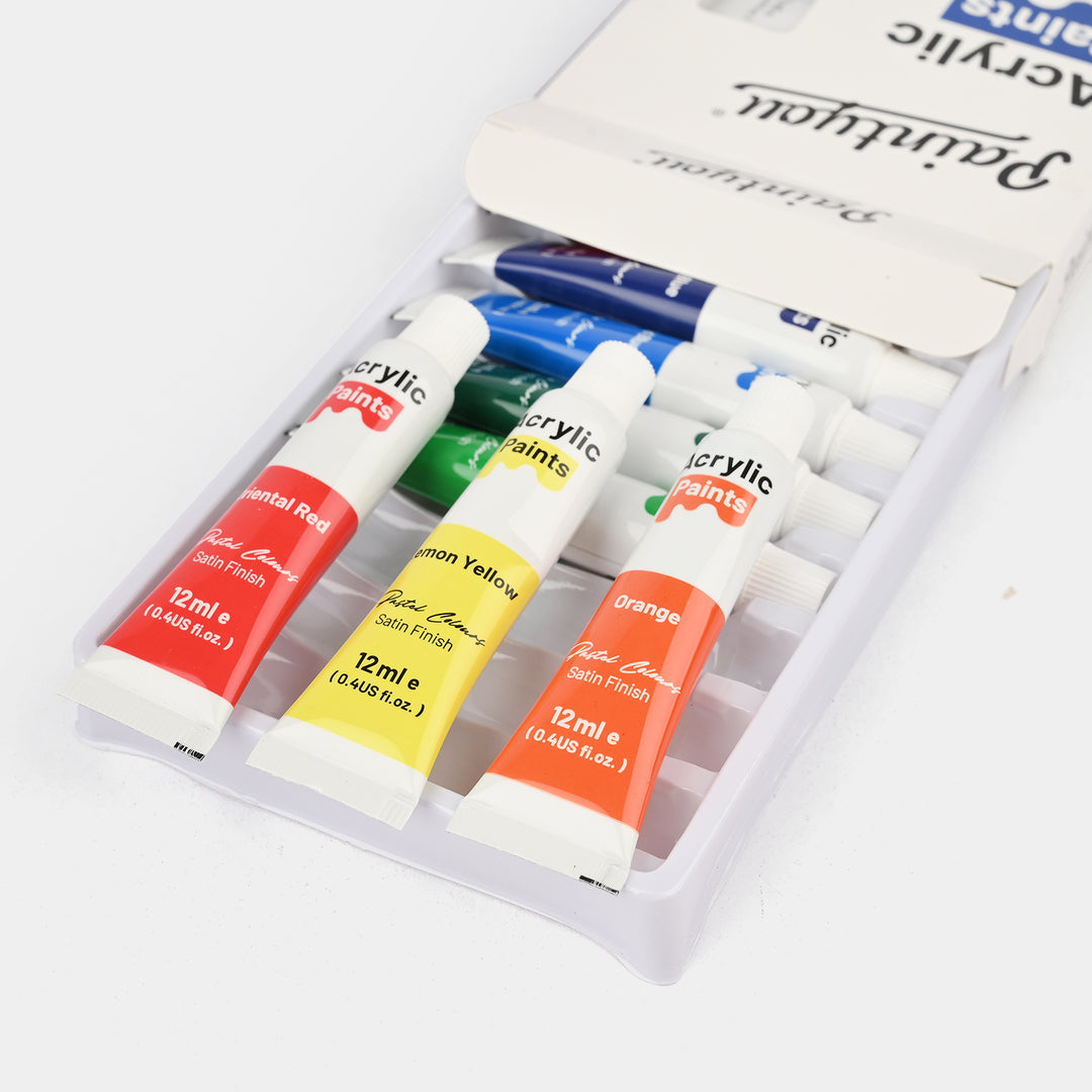 Acrylic Paints – Pastel Colours12Pcs