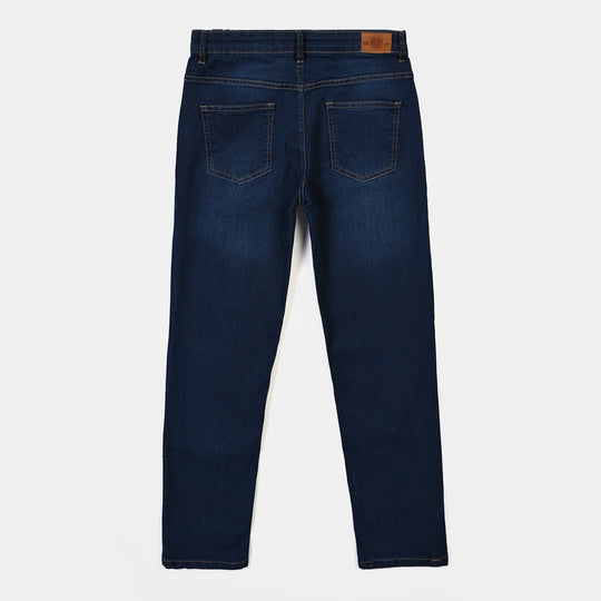 Boys Denim Stretch Pant Basic Dark Blue