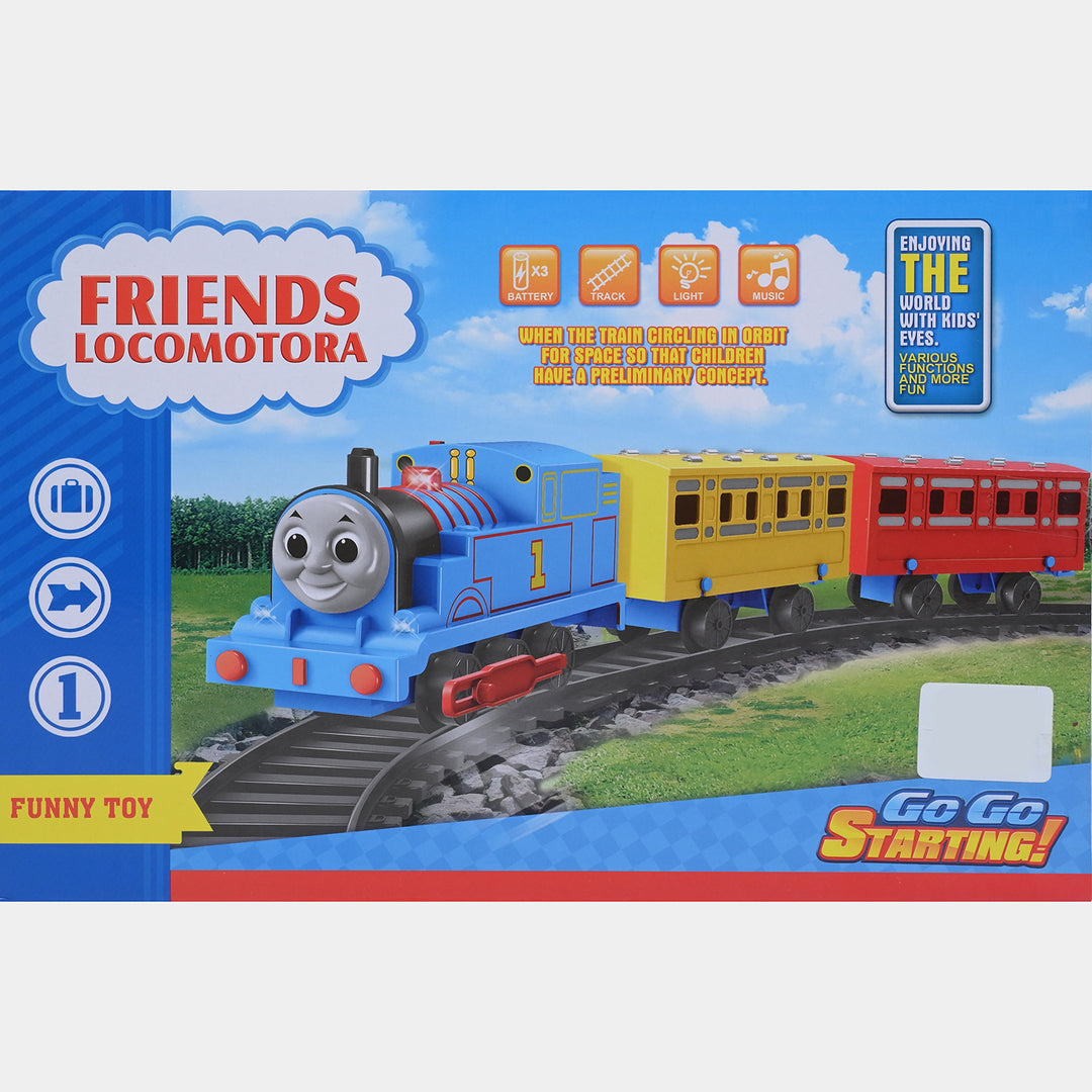 Kids Musical and Light-Up Character Train Toy