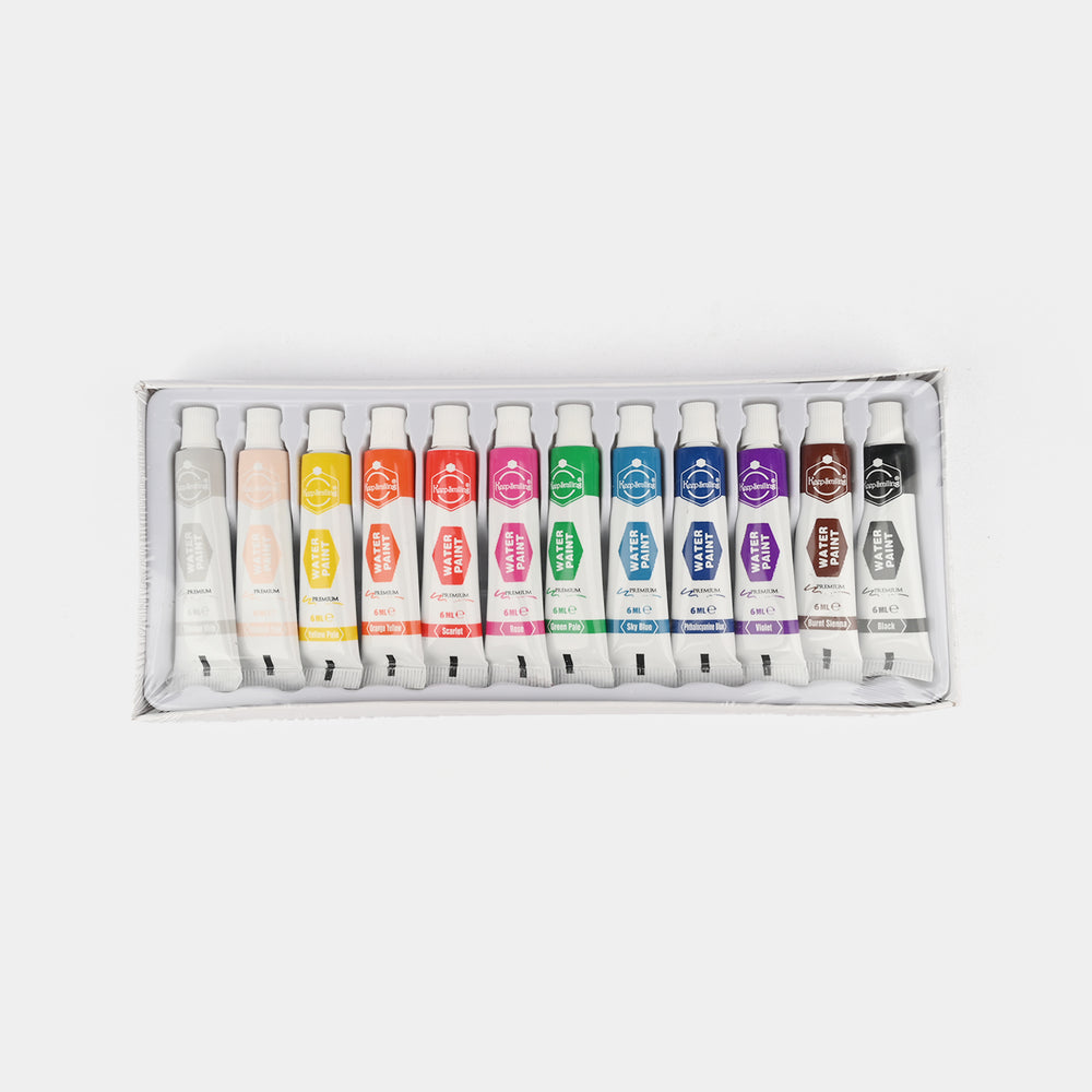 Water Colors For Kids - 12 Colors (7706W)