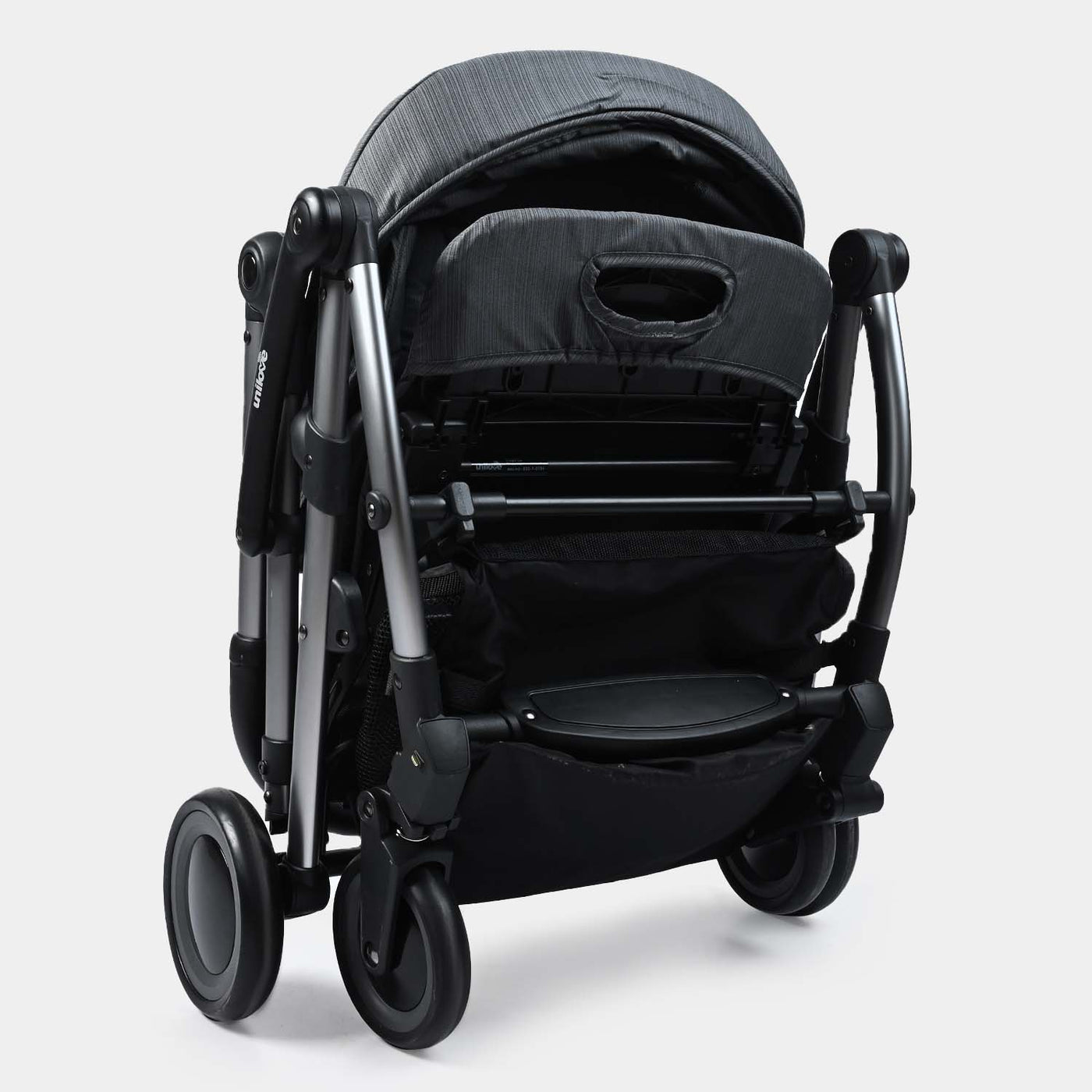 Baby Stroller Reversible Handle-Stone Grey