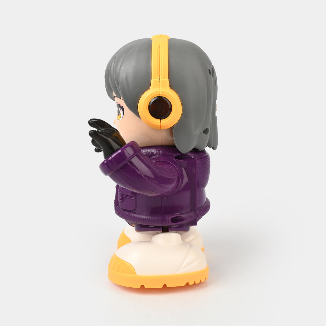 Dancing & Singing Cartoon Doll – Light-Up Toy