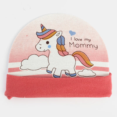 Baby Printed Cap I Love Mummy