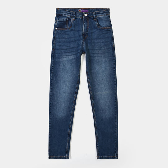 Boys Denim Stretch Pant Basic Mid Blue