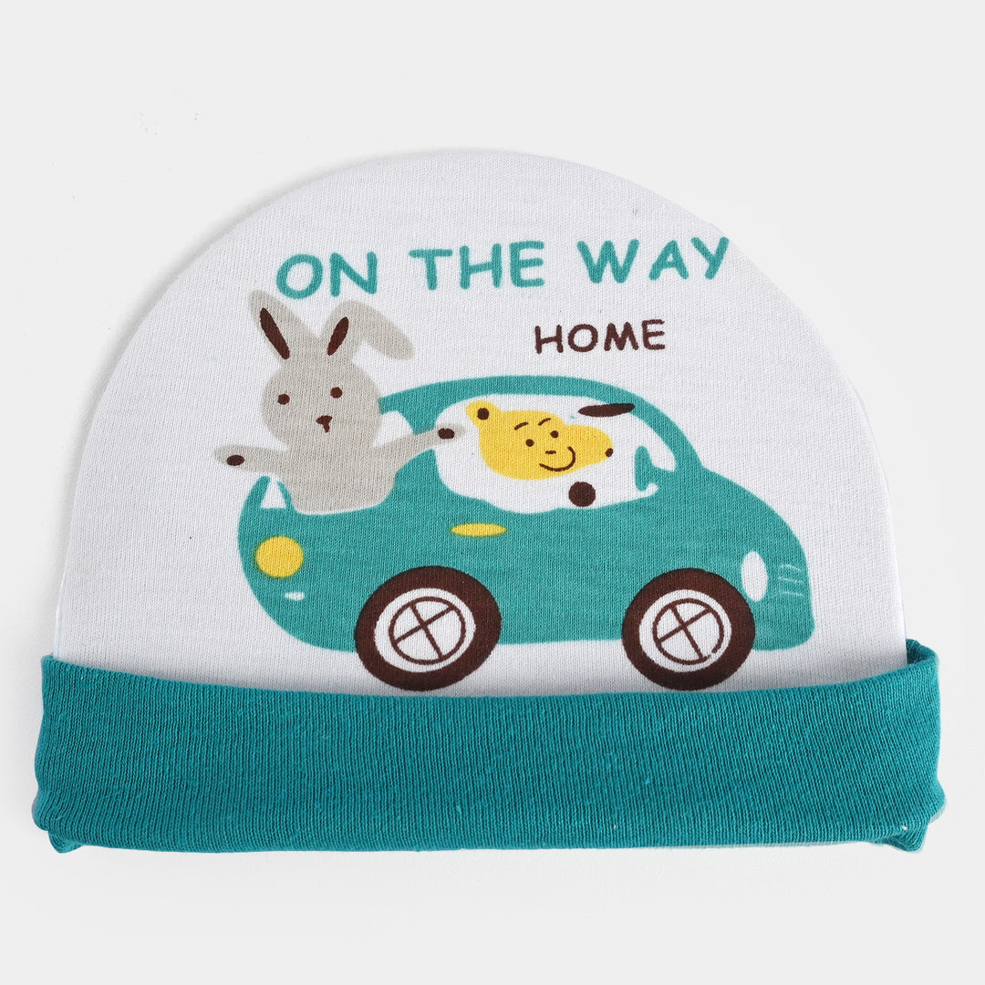 Baby Printed Cap/Hat On The Way Home | 6m+