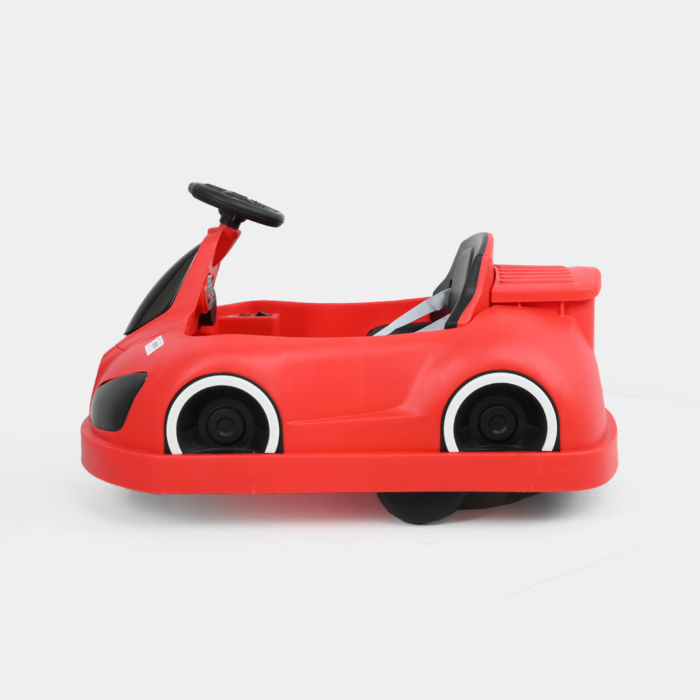 Rechargeable 360° Spin Electric Bumper Ride-On Car