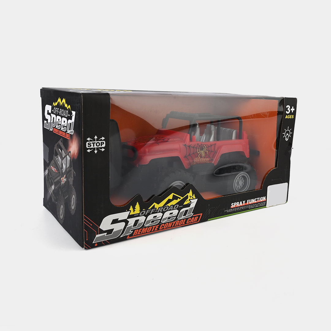 Off-Road Speed Remote Control Car Spray Function for Kids
