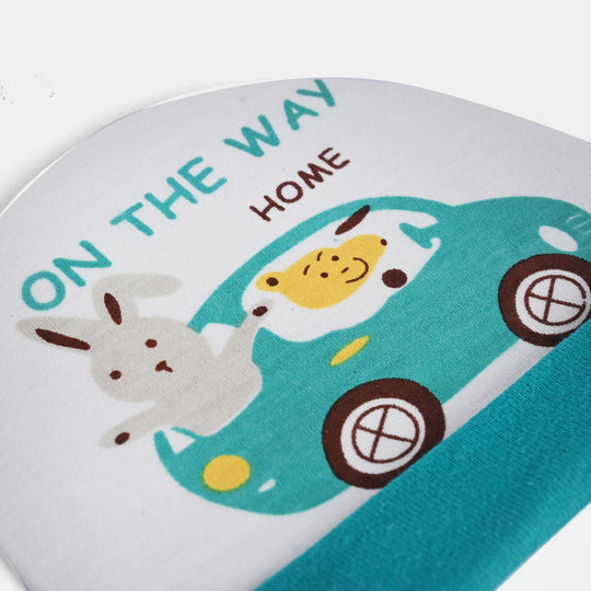 Baby Printed Cap/Hat On The Way Home | 6m+