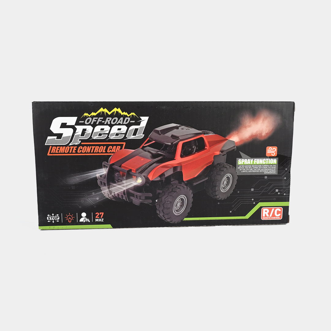 Off-Road Speed Remote Control Car Spray Function for Kids