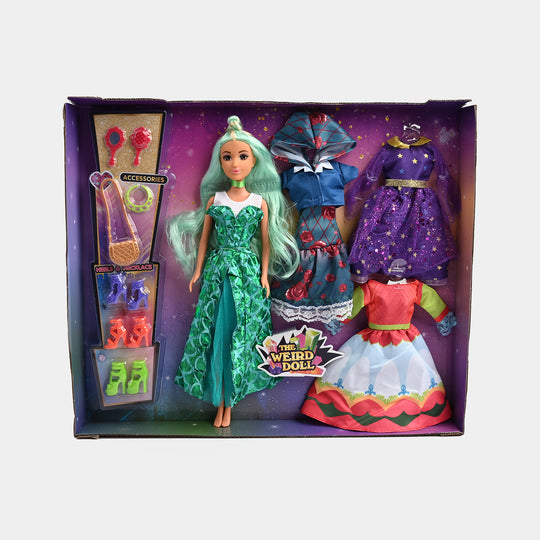 11.5" Lovely Fashion Doll with Accessories Set