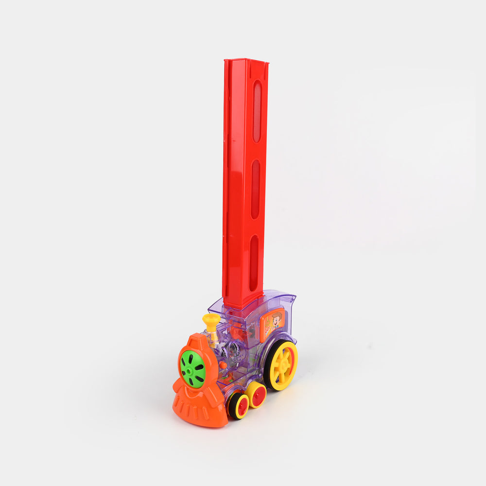 Domino Train Building Blocks and Stacking Toy