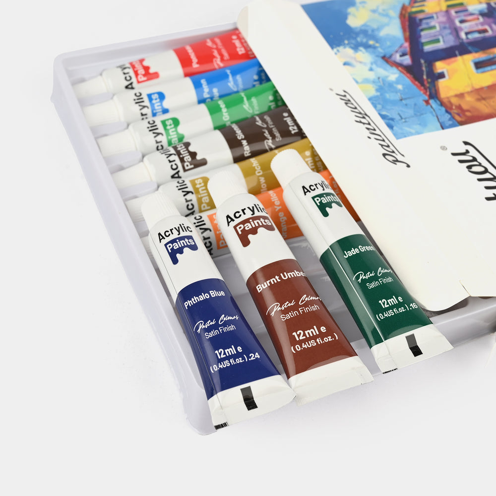 Acrylic Paints – Pastel Colours 18Pcs