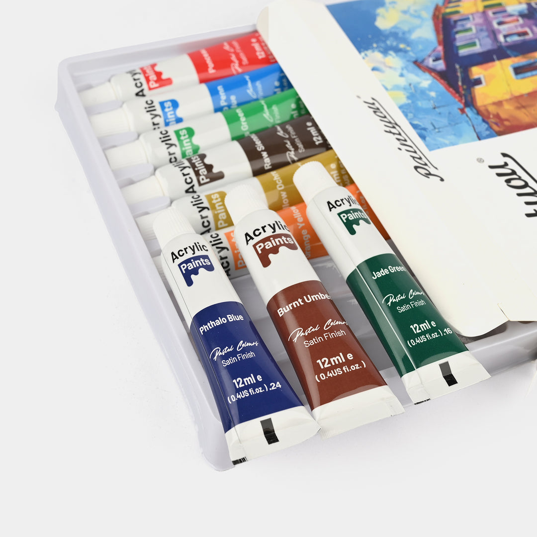 Acrylic Paints – Pastel Colours 18Pcs
