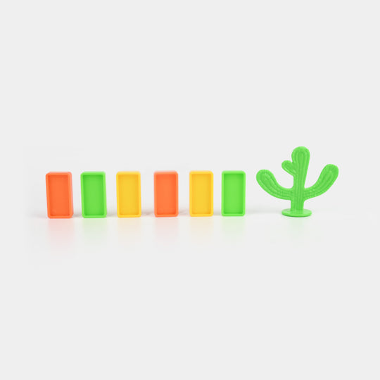 Domino Train Building Blocks and Stacking Toy
