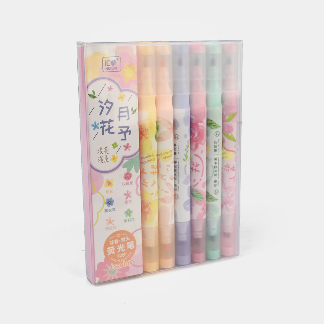 Pastel Glitter Highlighter Set – 6-Color Soft Glow Collection