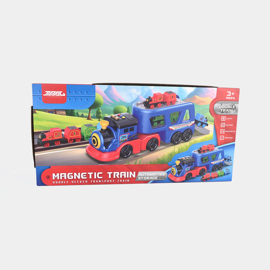 Magnetic Train: Double-Decker Transport Train