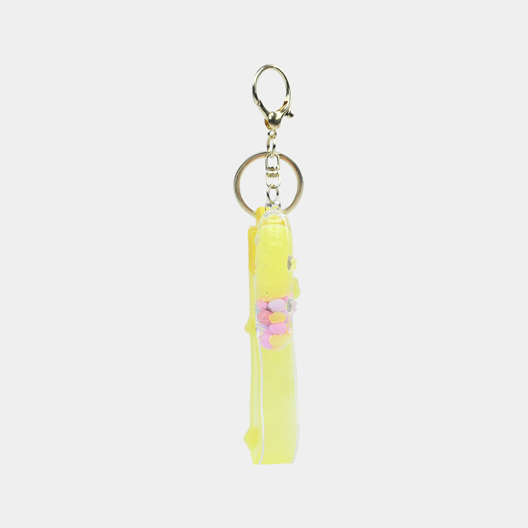 Letter Keychain with Silicone Strap