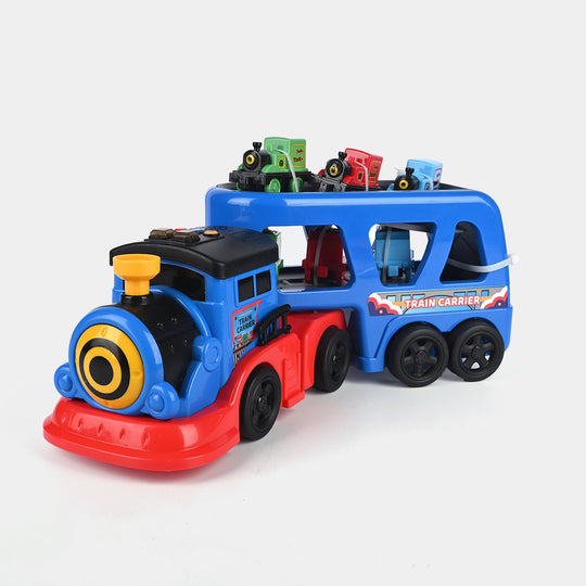 Magnetic Train: Double-Decker Transport Train