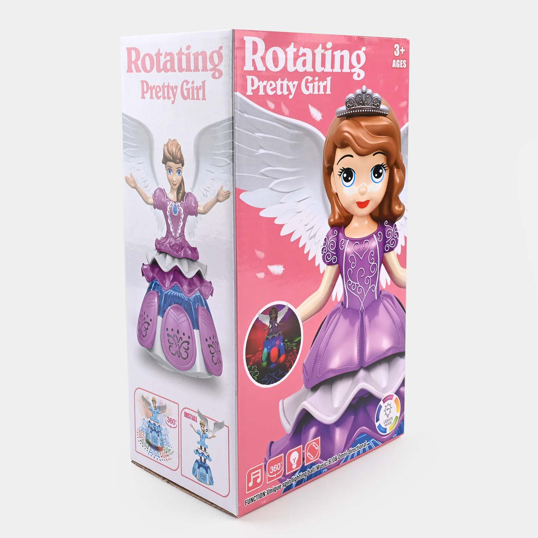 Rotating Princess Doll With Light & Music