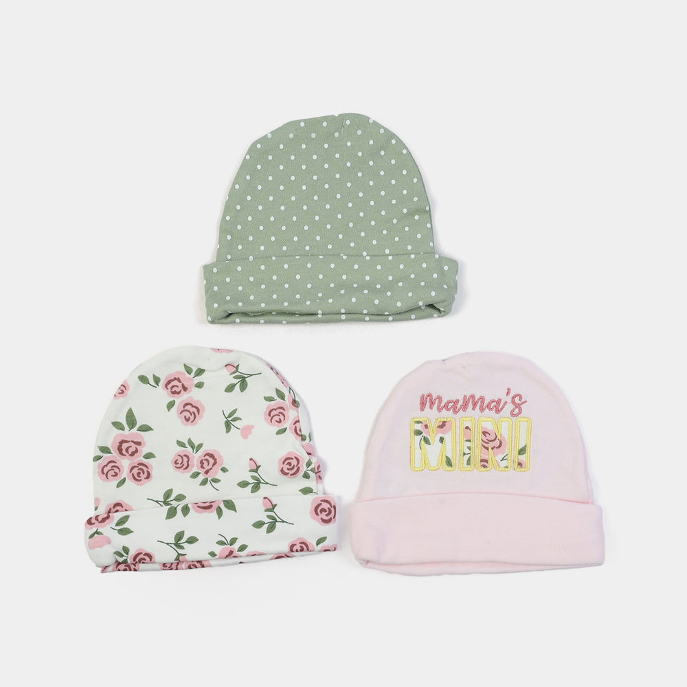 Pack OF 3 Baby Cap/Hat Set