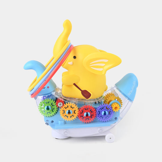 Elephant Boat With Light & Music For Kids