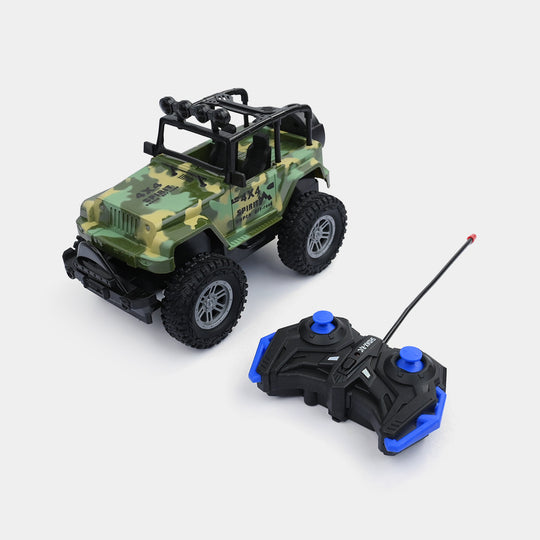 Kids Remote Control 4x4 Off-Road Military Jeep