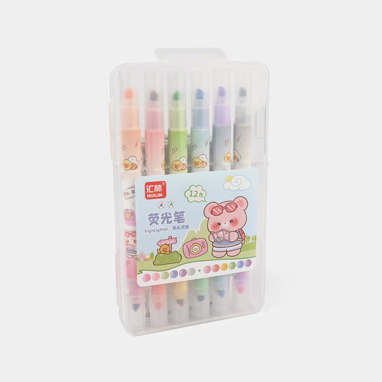 Pastel Glitter Highlighter Set – 6-Color Soft Glow Collection