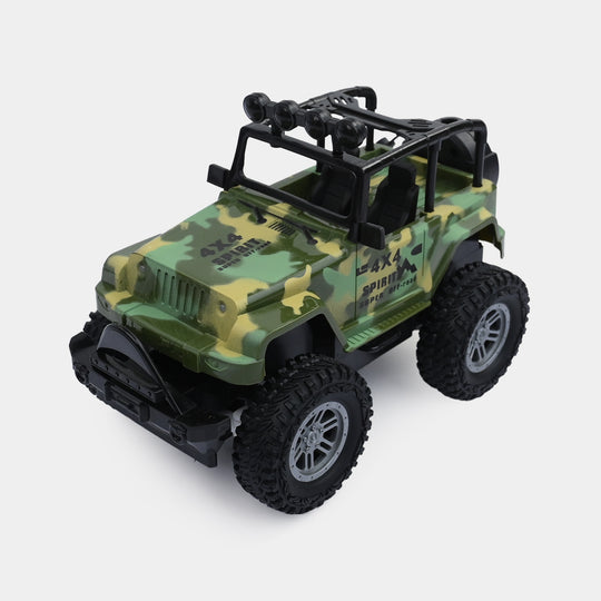 Kids Remote Control 4x4 Off-Road Military Jeep