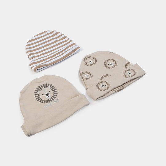 Pack OF 3 Baby Cap/Hat Set