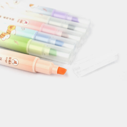 Pastel Glitter Highlighter Set – 6-Color Soft Glow Collection