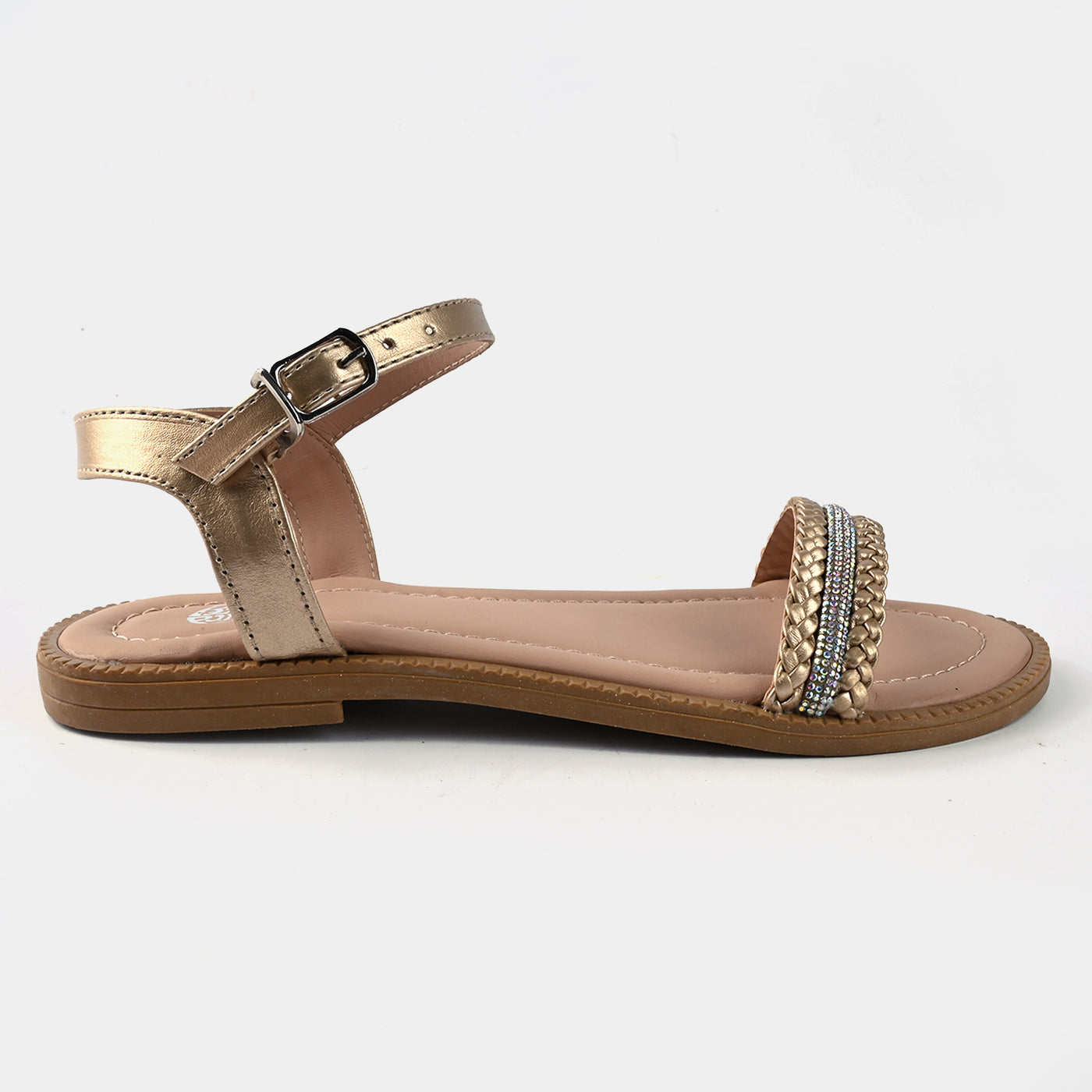 Girls Sandals J02-Golden