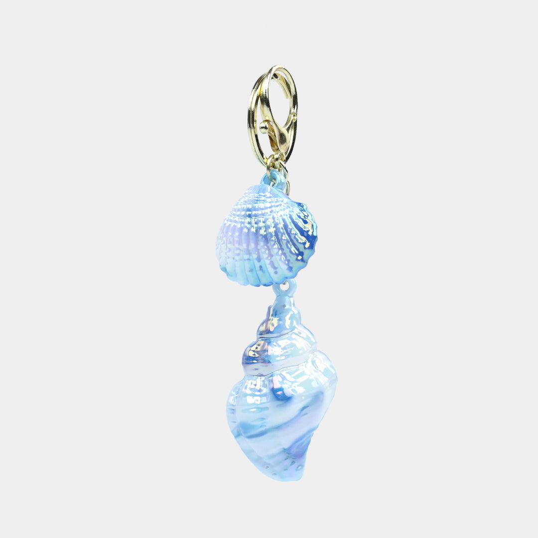 Fancy Decorative Seashell Keychain