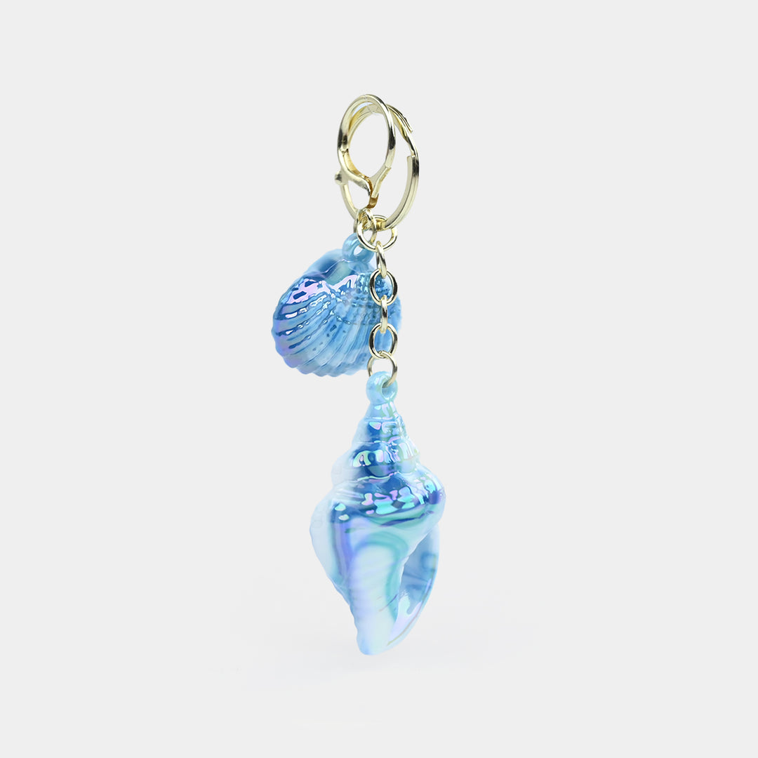 Fancy Decorative Seashell Keychain