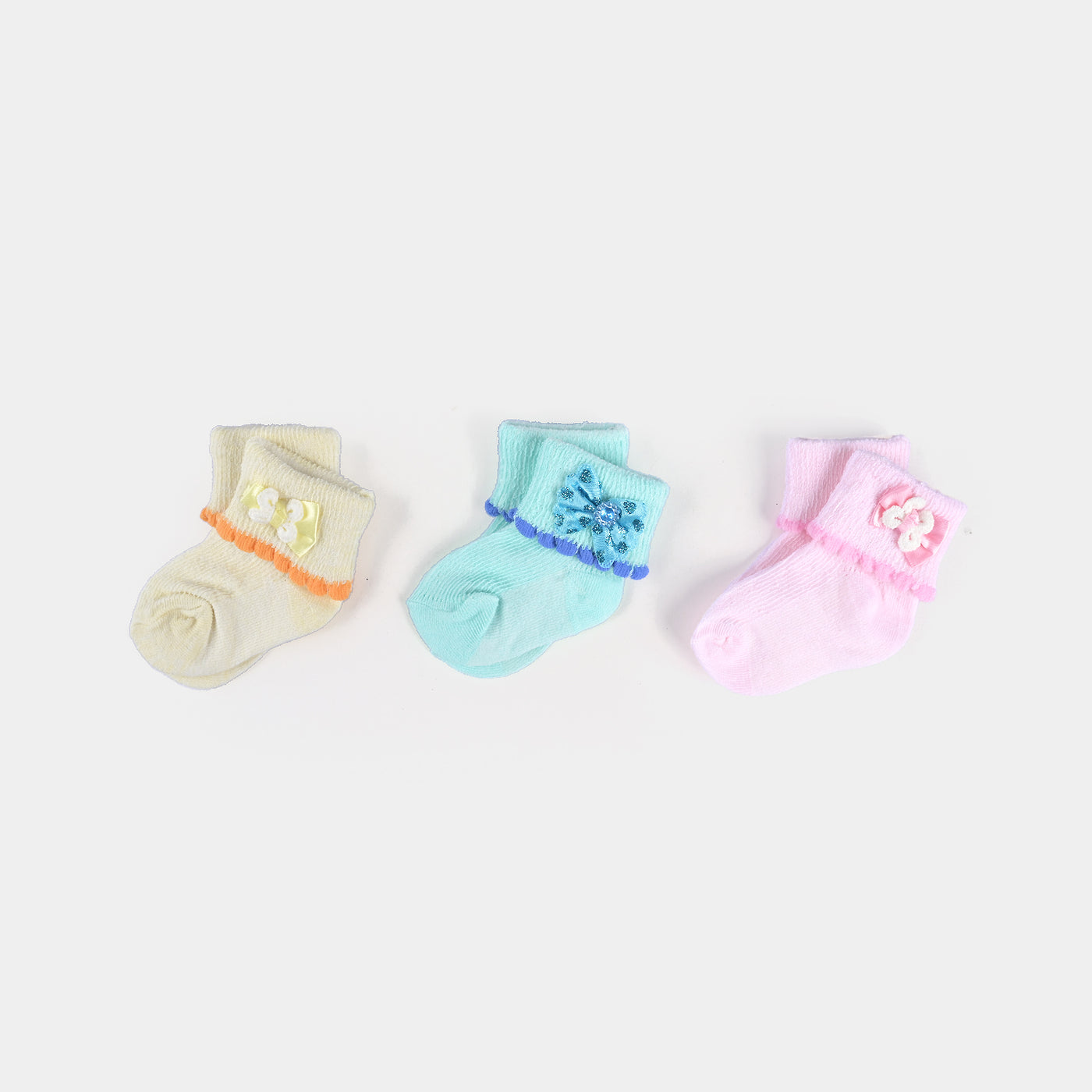 Infant Baby Socks 3M+ | 3PCs