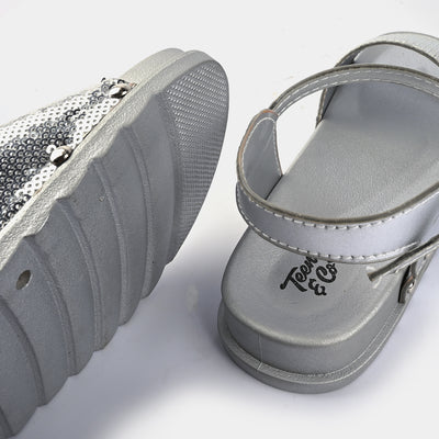 Teens Girls Sandal SA-34-SILVER