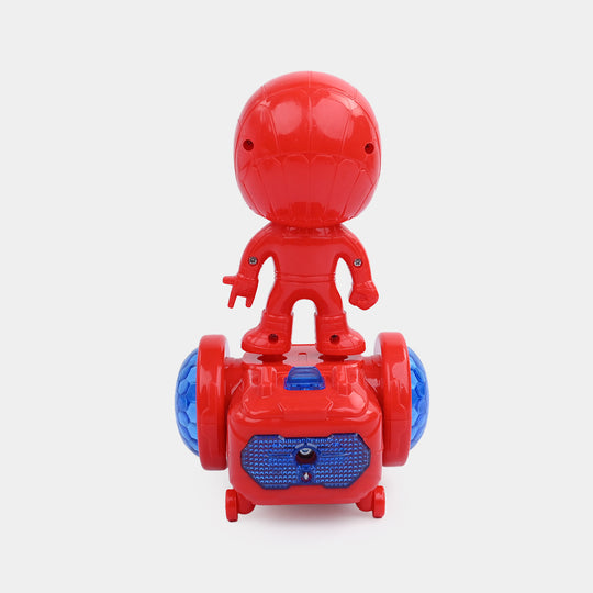 Superhero Balance Car Toy with Lights and Sounds