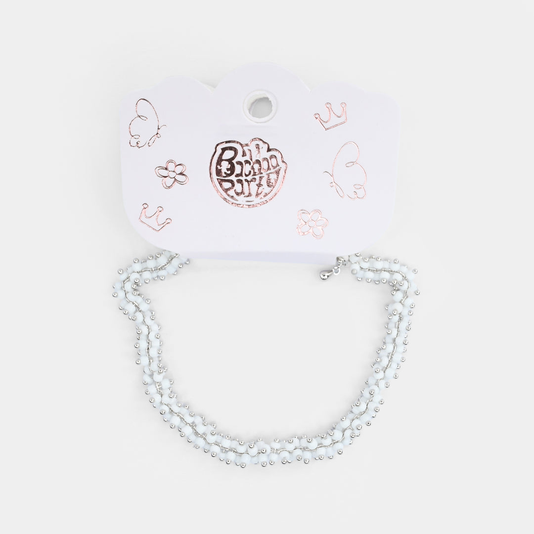 Elegant Fancy Silver Bracelet for Girls