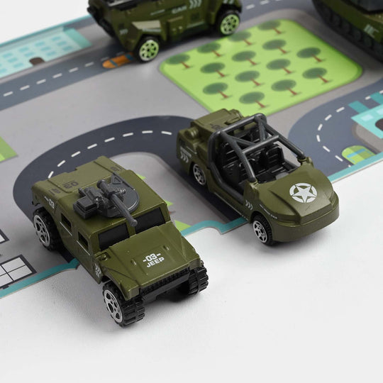 Die-Cast Metal Vehicle Garage Set