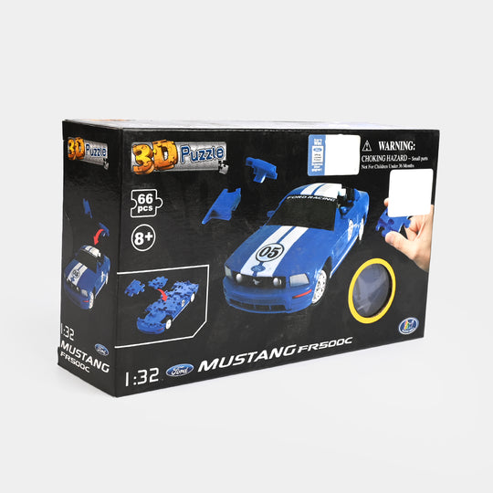 DIY Ford Mustang 3D Puzzle Blocks