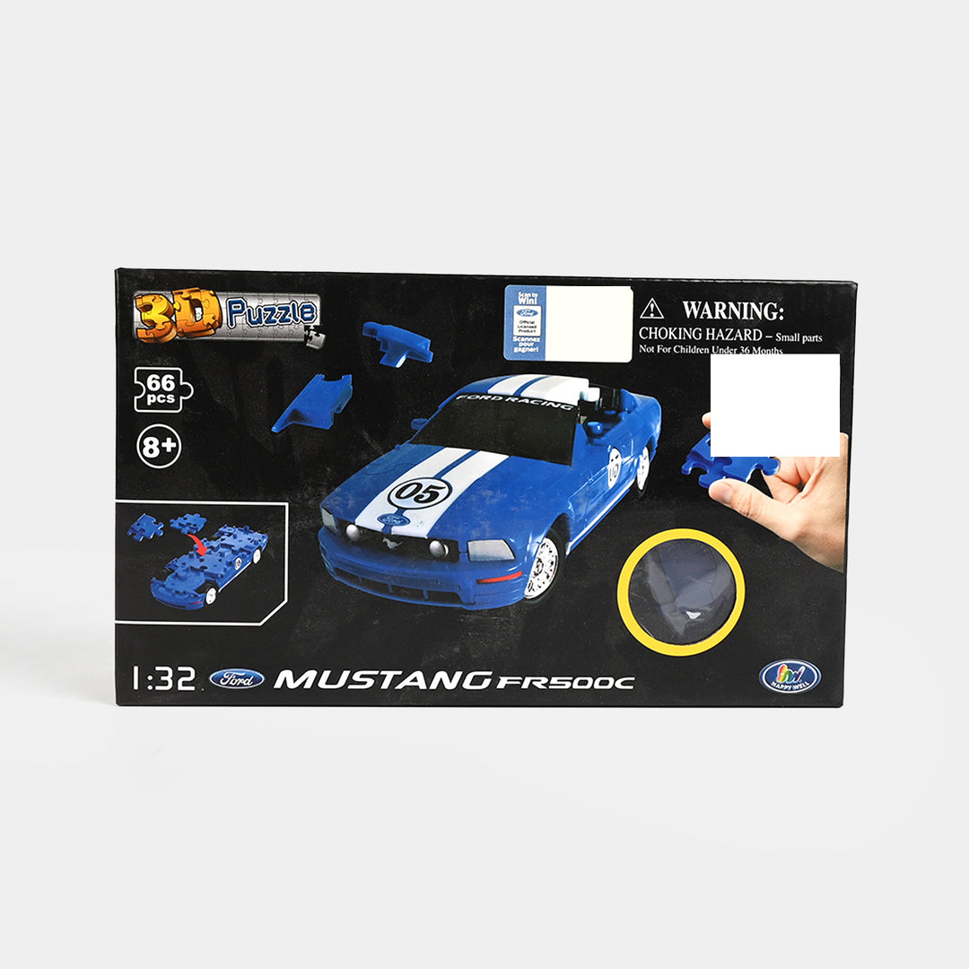 DIY Ford Mustang 3D Puzzle Blocks