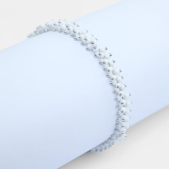 Elegant Fancy Silver Bracelet for Girls