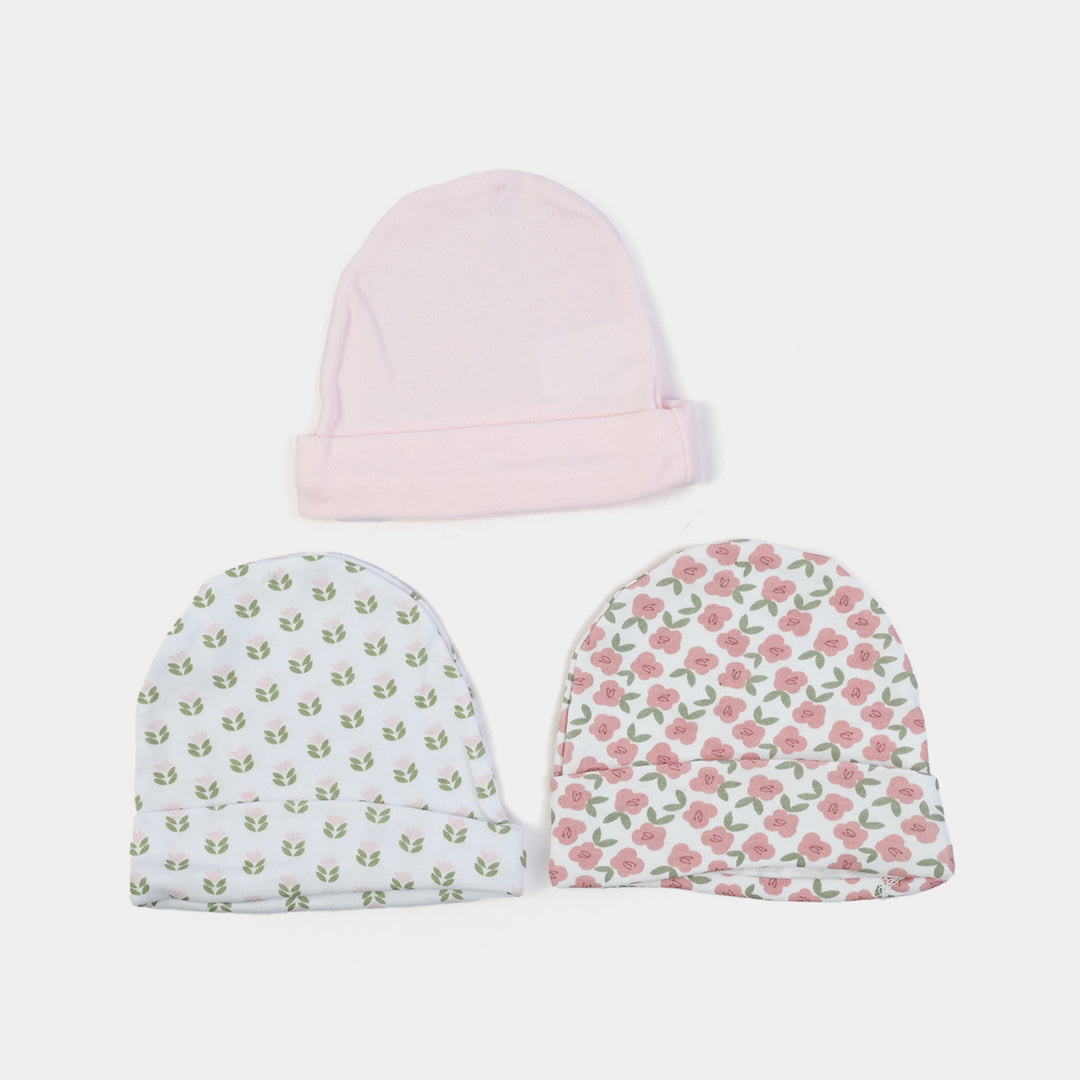 Pack OF 3 Infant Cap/Hat Set