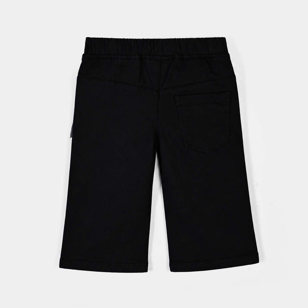 Infant Girls Lycra Jersey Jegging Sable-BLACK